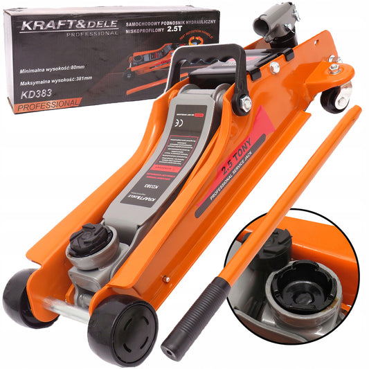 Cric hidraulic Kraft&Dele KD383, 2.5 tone, 85-381mm