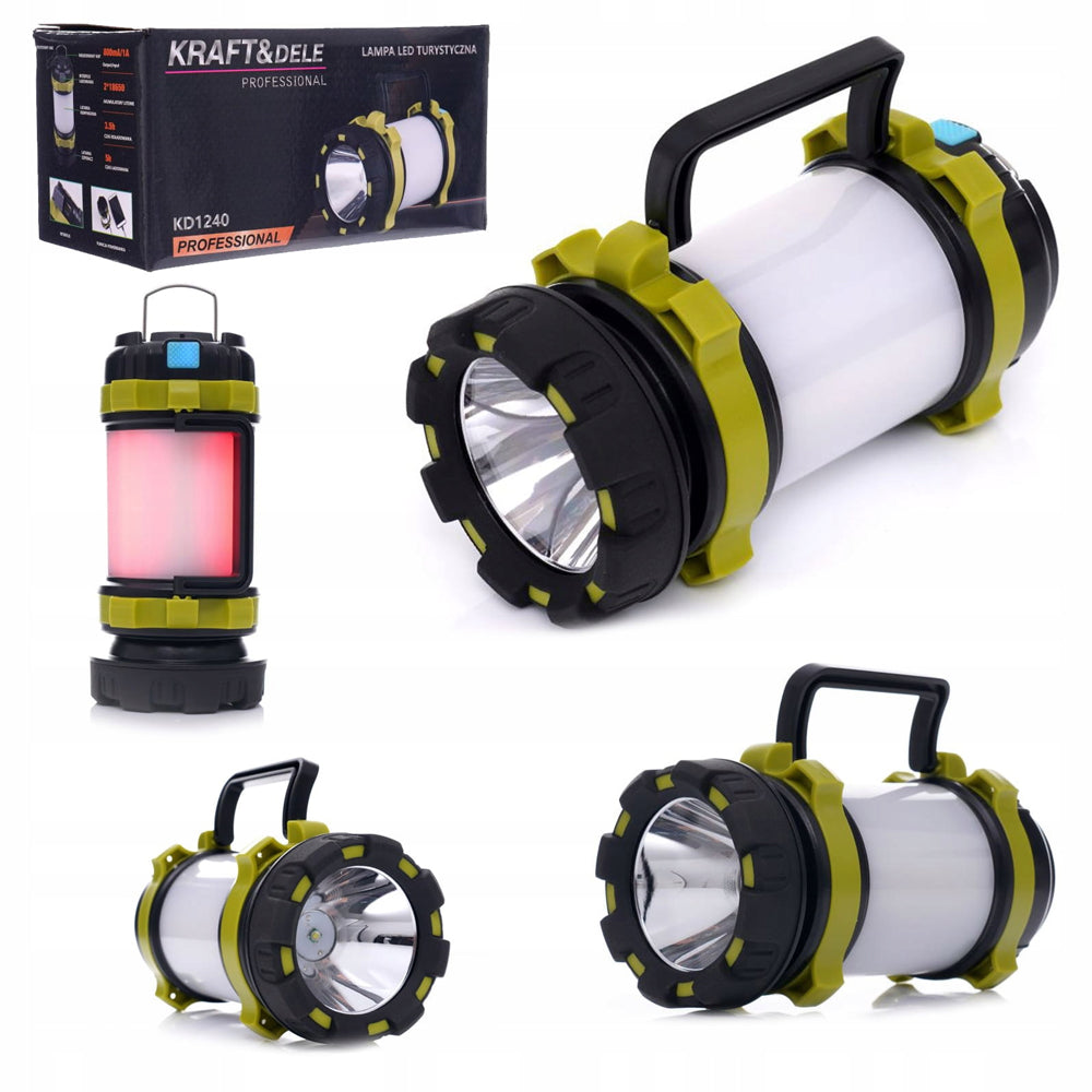 Lanterna Kraft&Dele KD1240, 3000mAh, reincarcare prin USB