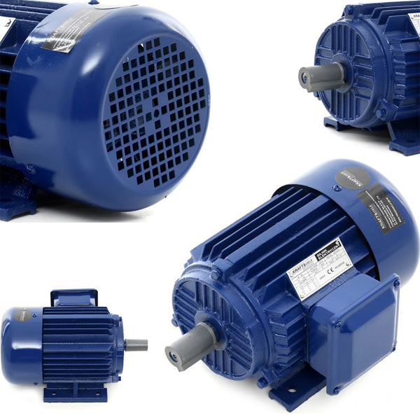 Motor electric trifazat Kraft&Dele KD1809, 0.75KW, 2730RPM, carcasa fonta