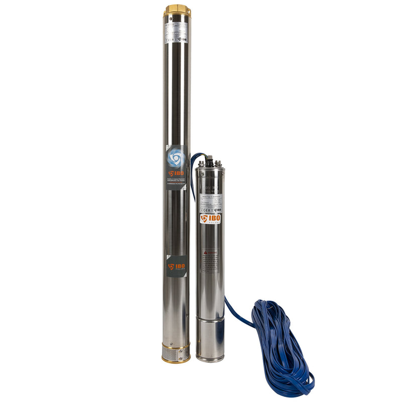 Pompa submersibila IBO Dambat 4SD4/14, 1.1kW, debit 100l/min, H refulare 102m, racord 1½ toli, rezistenta sporita la nisip