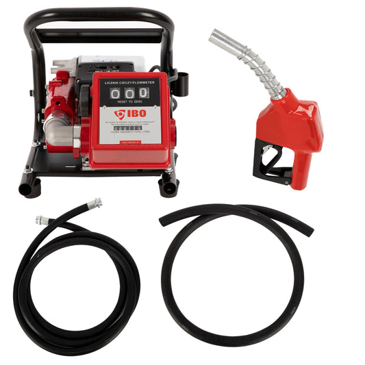 Pompa transfer motorina IBO Dambat AOP60 Kit, 370W, 60 l/min, pentru combustibili