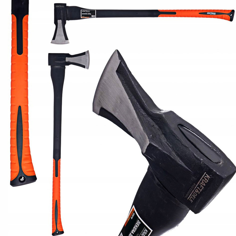 Topor despicat lemne Kraft&Dele KD292, 2Kg, coada din fibra de sticla