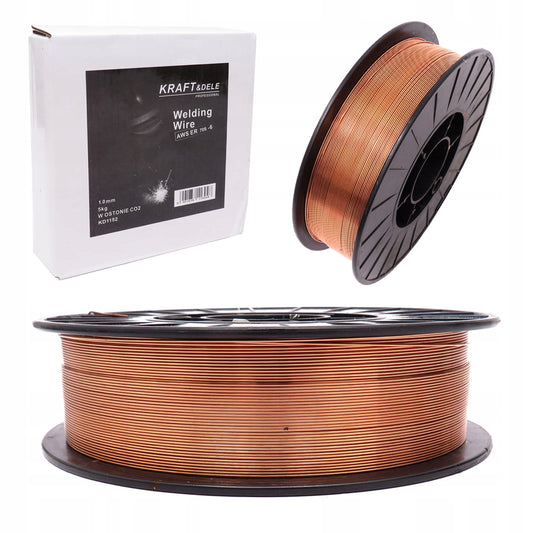Sarma sudura placata cu cupru Kraft&Dele KD1152, 1mm, 5kg