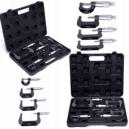 Set 4 Micrometre pentru masurarea dimensiunilor Kraft&Dele KD10443, 0-100mm