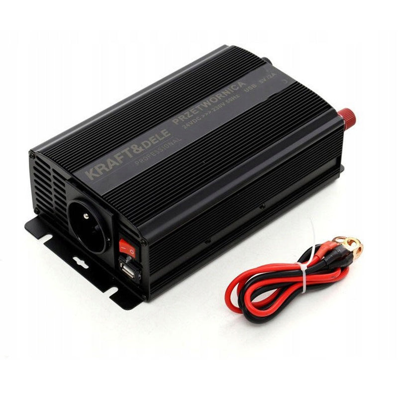 Convertor pentru curent auto Kraft&Dele KD1251, 24V, 220V