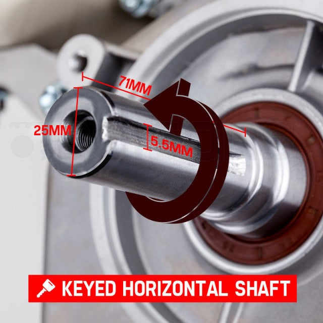 Motor motocultor / uz general Alpin Profi GX390 (188F), 13CP, 4 timpi, ax cilindric 25mm, 389CC, pe benzina, uz General