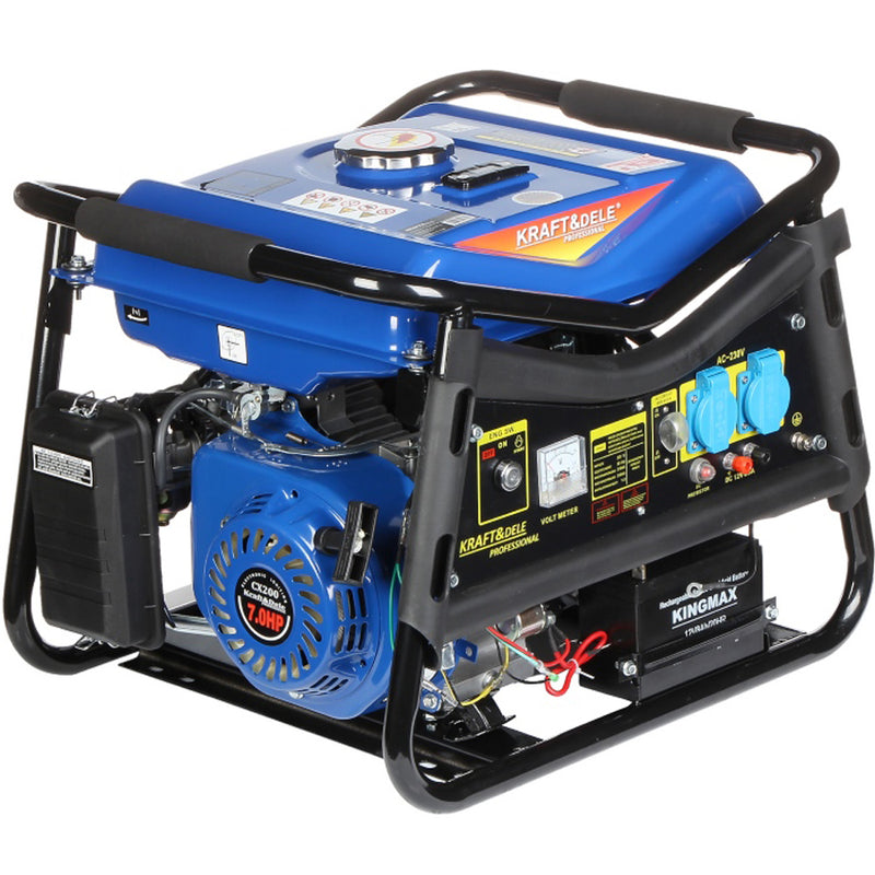 Generator curent Kraft&Dele KD143, 230V, 7CP, 4 timpi, pornire la cheie