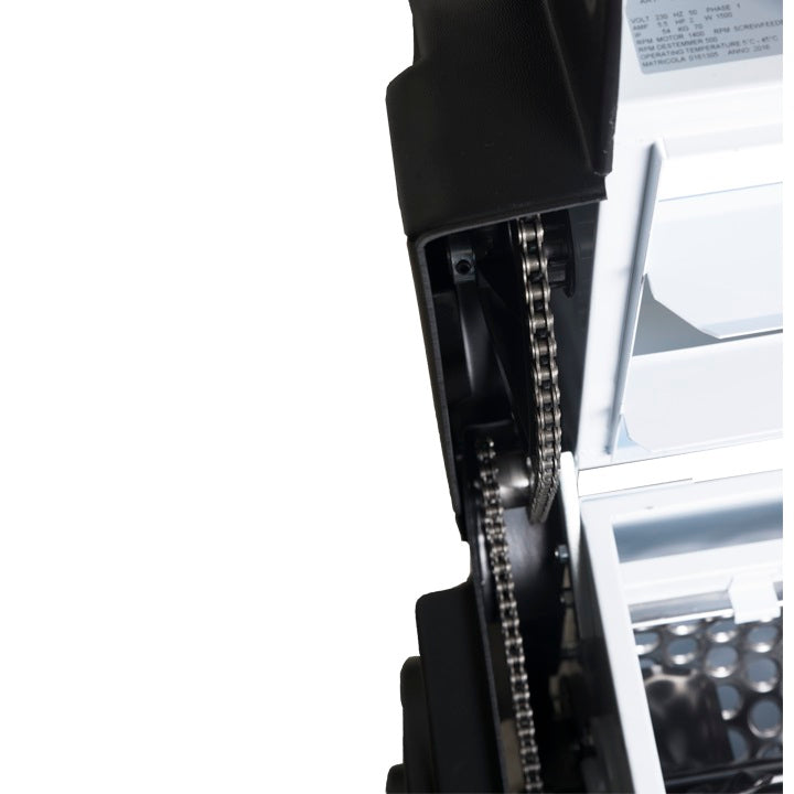 Zdrobitor struguri cu desciorchinator electric, GRIFO DVEP30 Italia, cuvă rabatabilă vopsea emailată 1040x550mm, motor 2.5CP/220V