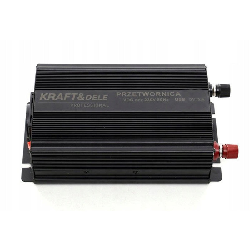 Convertor pentru curent auto Kraft&Dele KD1250, 12V, 220V