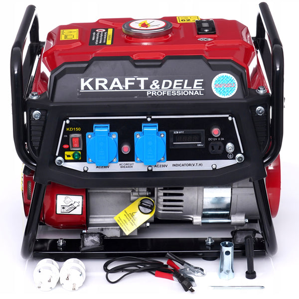 Generator curent Kraft&Dele KD150, 230V, 3CP, 4 timpi, stabilizator tensiune (AVR)