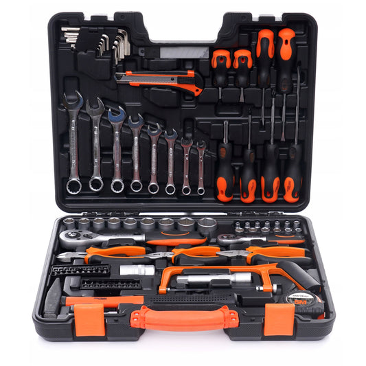 Trusa scule Kraft&Dele KD10466, 89 bucati, valiza de transport inclusa