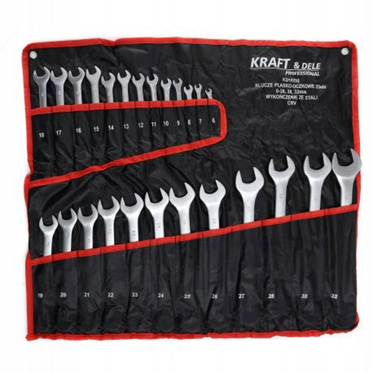 Set de chei combinate, 25 piese, Kraft&Dele KD10930, 6-32MM
