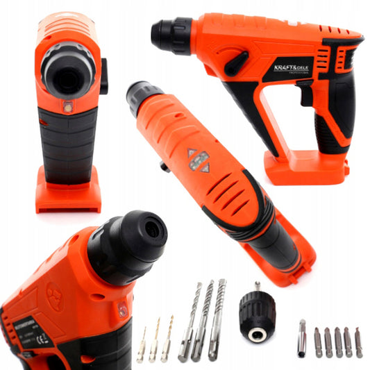 Ciocan rotopercutor Kraft&Dele KD1756, 900rpm, 4300 BPM, fara acumulator si incarcator ( X-SERIES )