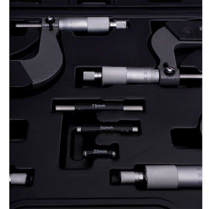 Set 4 Micrometre pentru masurarea dimensiunilor Kraft&Dele KD10443, 0-100mm