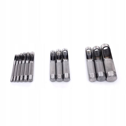 Set 12 dornuri pentru gaurire, preducele 3-19mm, Kraft&Dele KD11202