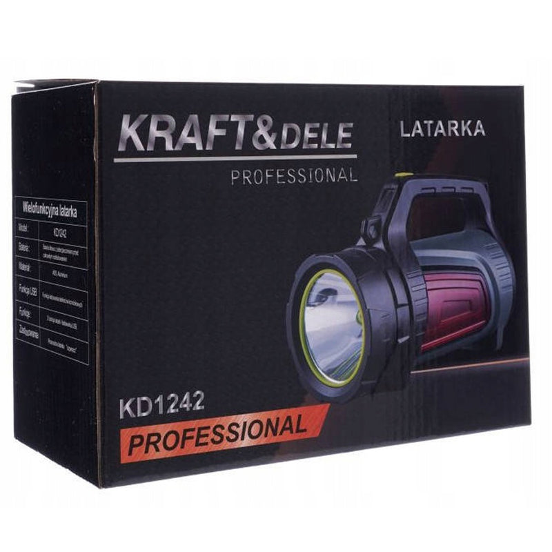 Lanterna Kraft&Dele KD1242, 8000mAh, reincarcare prin USB