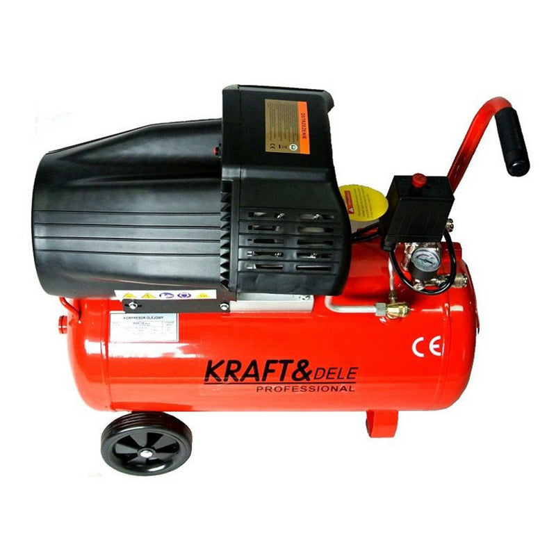 Compresor aer Kraft&Dele KD1471, 50L, 230V, 2200W, 8Bar, 440L/min, profesional