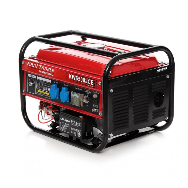 Generator curent Kraft&Dele KD115, 230V, 6.5CP, 4 timpi, pornire la cheie (PRODUS RESIGILAT)