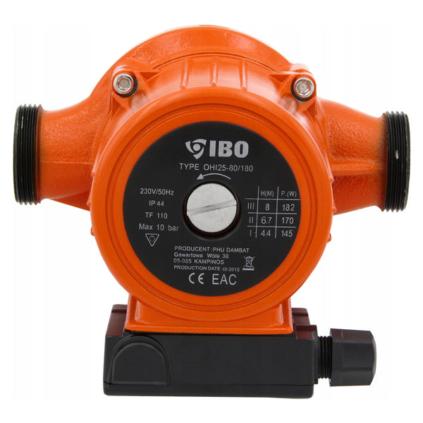 Pompa recirculare centrala IBO Dambat OHI 25-80/180, 160l/min, 270W