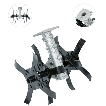 Cultivator motocoasa, 28mm x 9T, compatibil tija 28mm si 9 caneluri