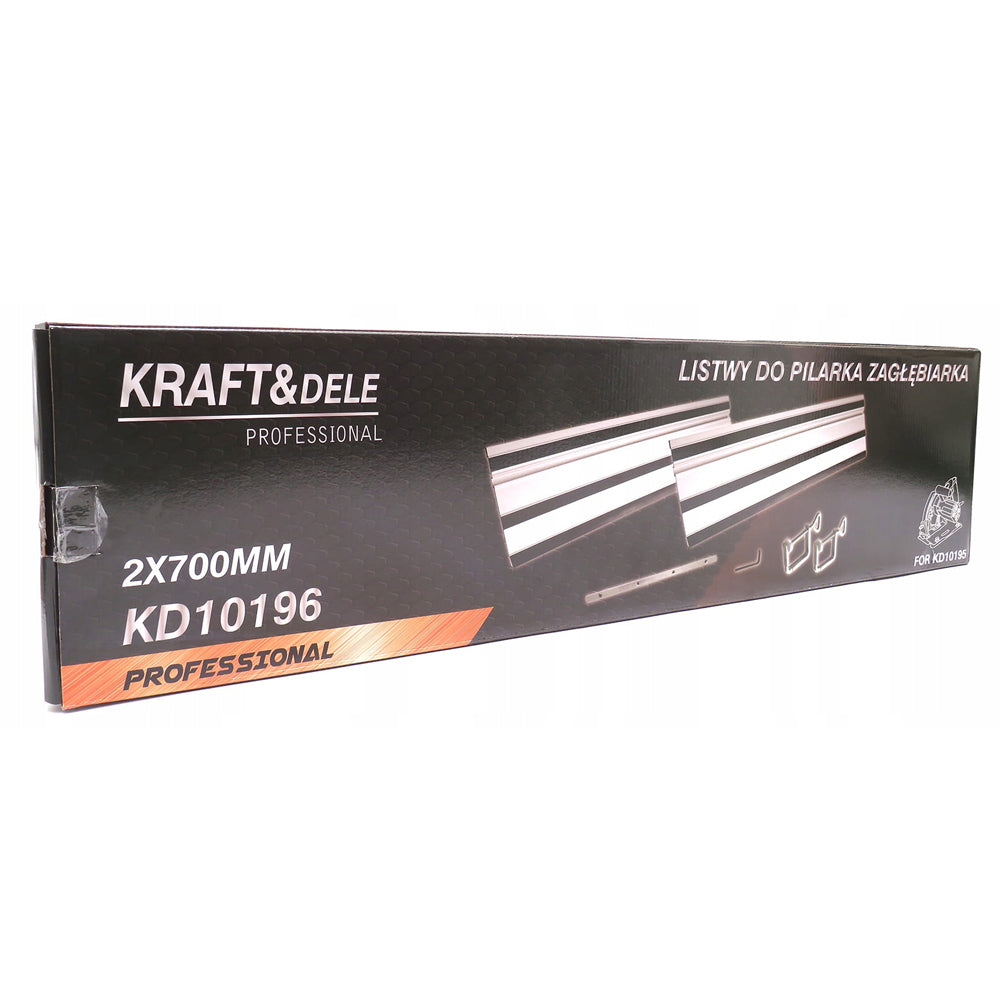 Sine de ghidare pentru circular de mana 2x700mm, Kraft&Dele KD10196, compatibil cu KD10195