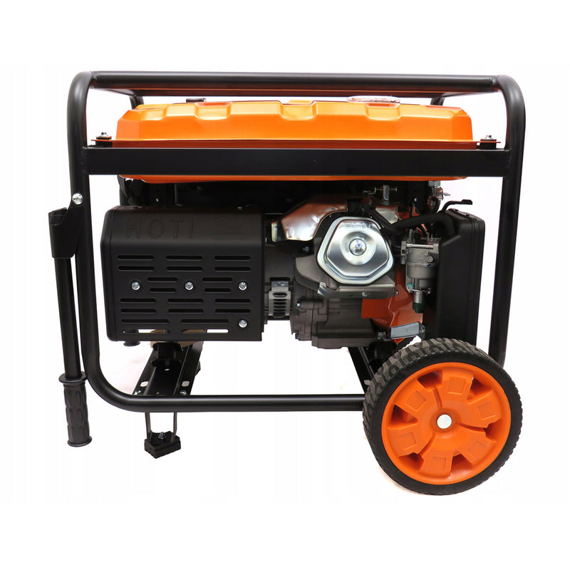 Generator curent Kraft&Dele KD3121, 230V, 7CP, 4 timpi, stabilizator tensiune (AVR), roti transport