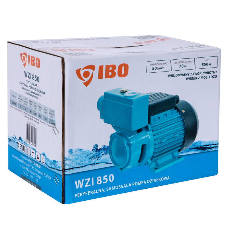 Kit hidrofor electronic IBO Dambat WZI 850, motor 0.85 Kw, H refulare 78m si Presostat automat PC59