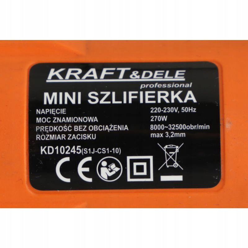 Masina de gravat Kraft&Dele KD10245, 235 accesorii, 270W, 32500RPM