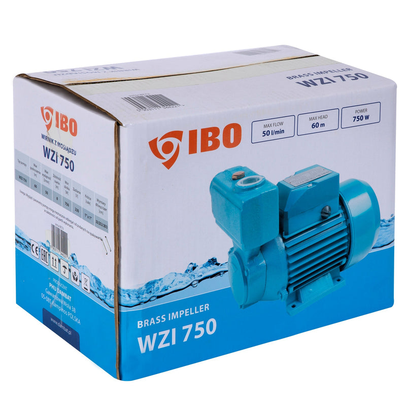 Kit hidrofor electronic IBO Dambat WZI 750, motor 0.75 Kw, H refulare 60m si Presostat automat PC59