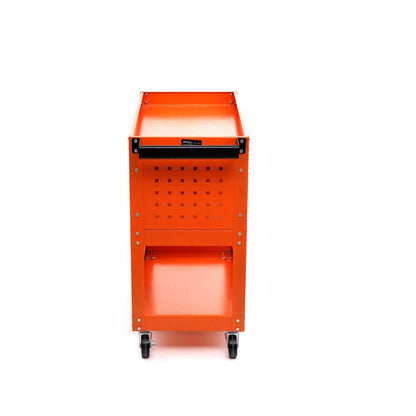 Stativ de scule de atelier cu roti Kraft&Dele KD366, 2 rafturi si sertar cu cheie