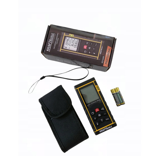 Telemetru cu laser Kraft&Dele KD10406, 60m + husa protectie