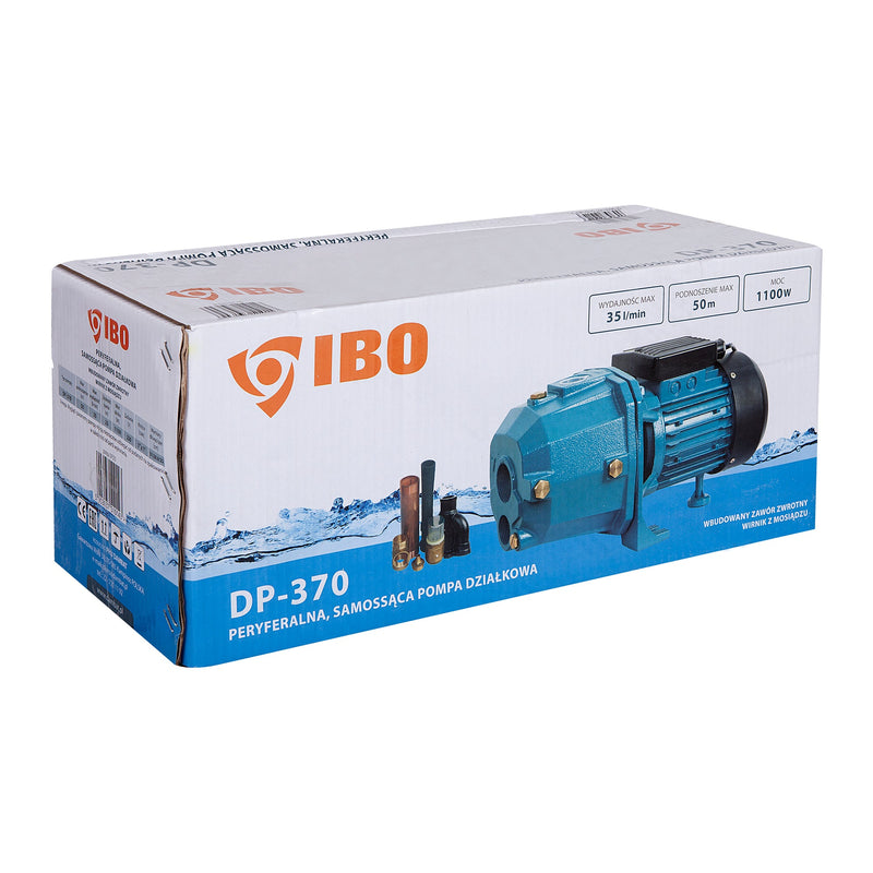 Kit hidrofor electronic cu ejector IBO Dambat DP370, motor 1.1 Kw, H refulare 50m si Presostat automat PC15