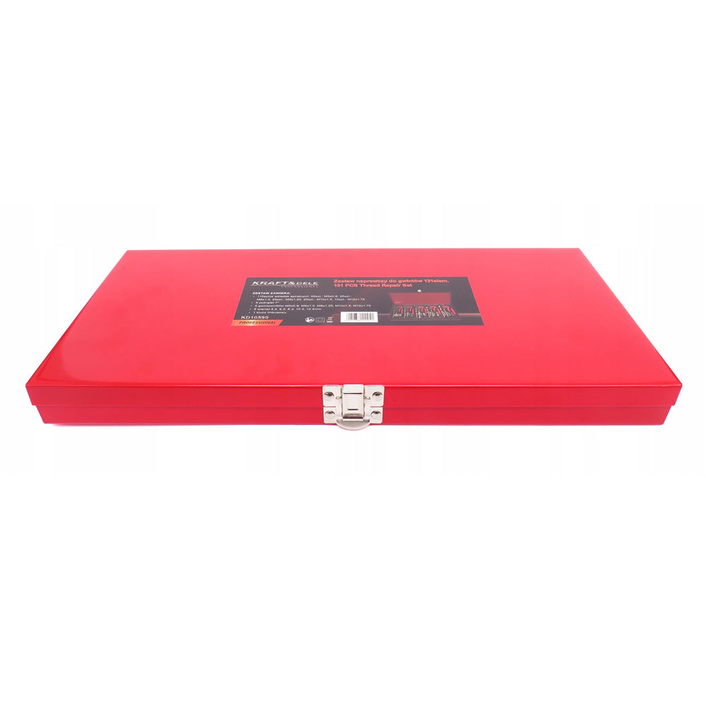 Kit tarozi reparatii filet Kraft&Dele KD10590, 131 bucati, valiza de transport inclusa
