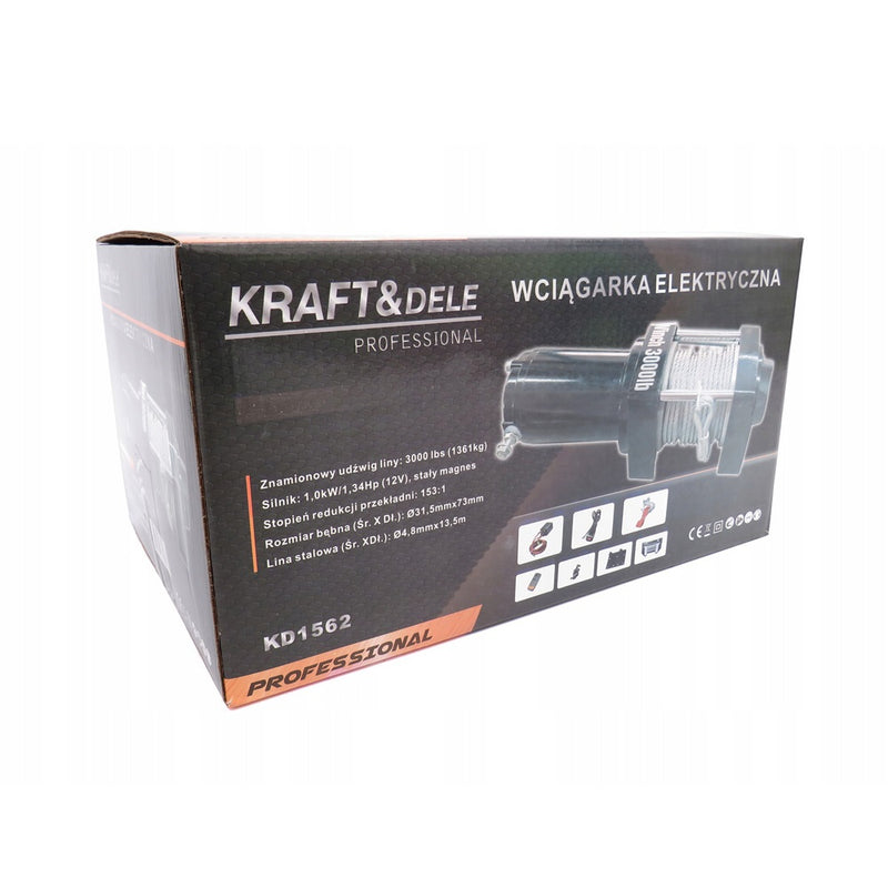 Troliu electric / Electropalan Kraft&Dele KD1562, 1361kg