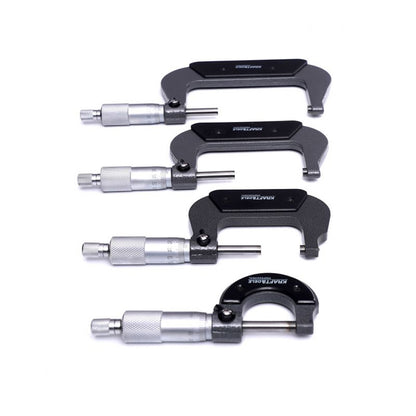 Set 4 Micrometre pentru masurarea dimensiunilor Kraft&Dele KD10443, 0-100mm