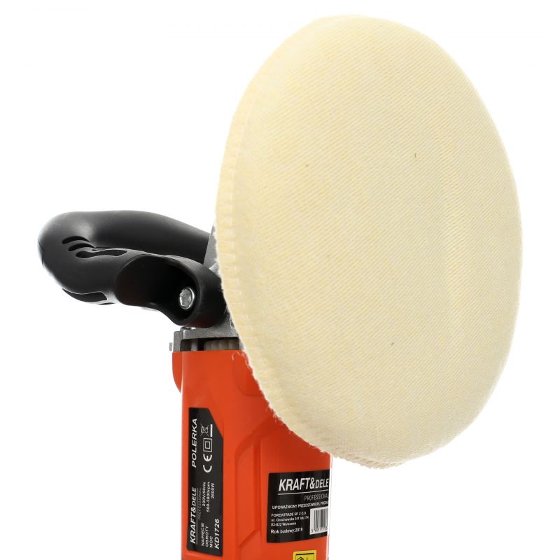 Masina de lustruit si polisat Kraft&Dele KD1726, 2600 W, 180 mm, turatie reglabila