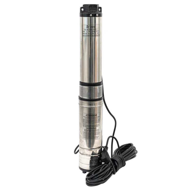 Pompa submersibila DRK QJD5, 1.1 KW, ref.120m, 5m3/h, din inox