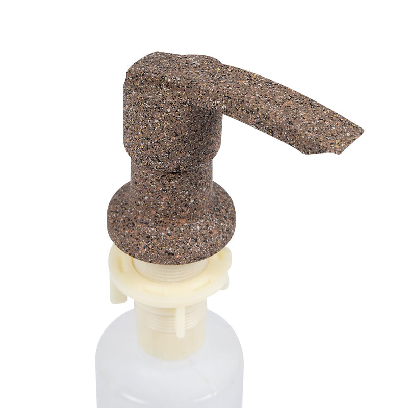 Dozator sapun lichid incorporabil Ecostone GF‐2256, 270ml, pompa 55mm, teracota