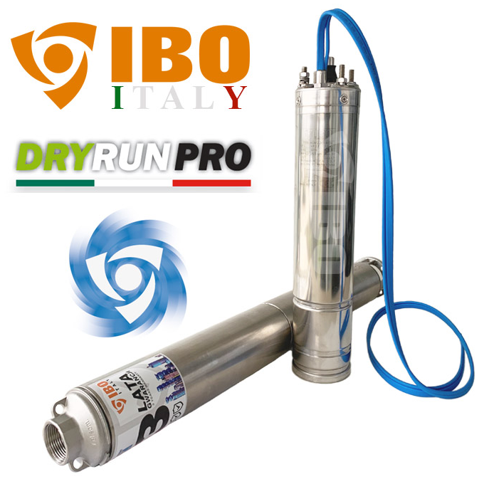 Pompa submersibila IBO Italy Professional FP4 D020, 230V, 1.5kW, debit 90l/min, H refulare 133m, racord 1.25 toli, rezistenta sporita la nisip