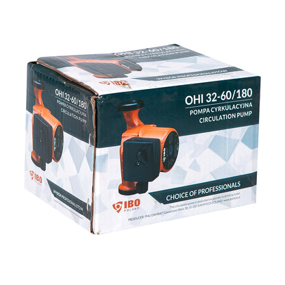 Pompa recirculare centrala IBO Dambat OHI 32-60/180, debit 55l/min, putere 93W