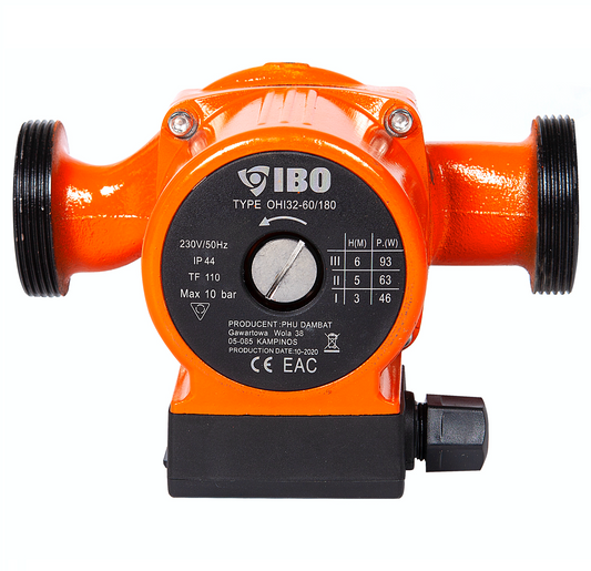 Pompa recirculare centrala IBO Dambat OHI 32-60/180, debit 55l/min, putere 93W