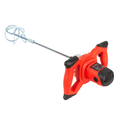 Amestecator mortar VOKNER, 2600W, 6 Viteze, 1 Paleta Inclusa, Portocaliu