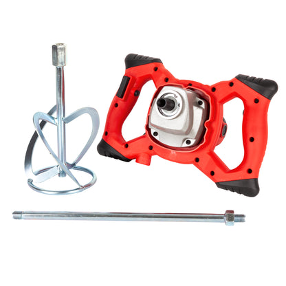 Amestecator mortar VOKNER, 2600W, 6 Viteze, 1 Paleta Inclusa, Portocaliu