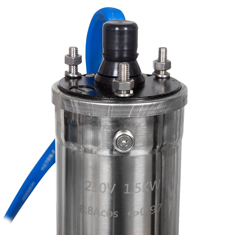 Pompa submersibila IBO Dambat 3STM28, 1.5 kW, debit 100l/min, H refulare 108m, cablu 20m, rezistenta sporita la nisip