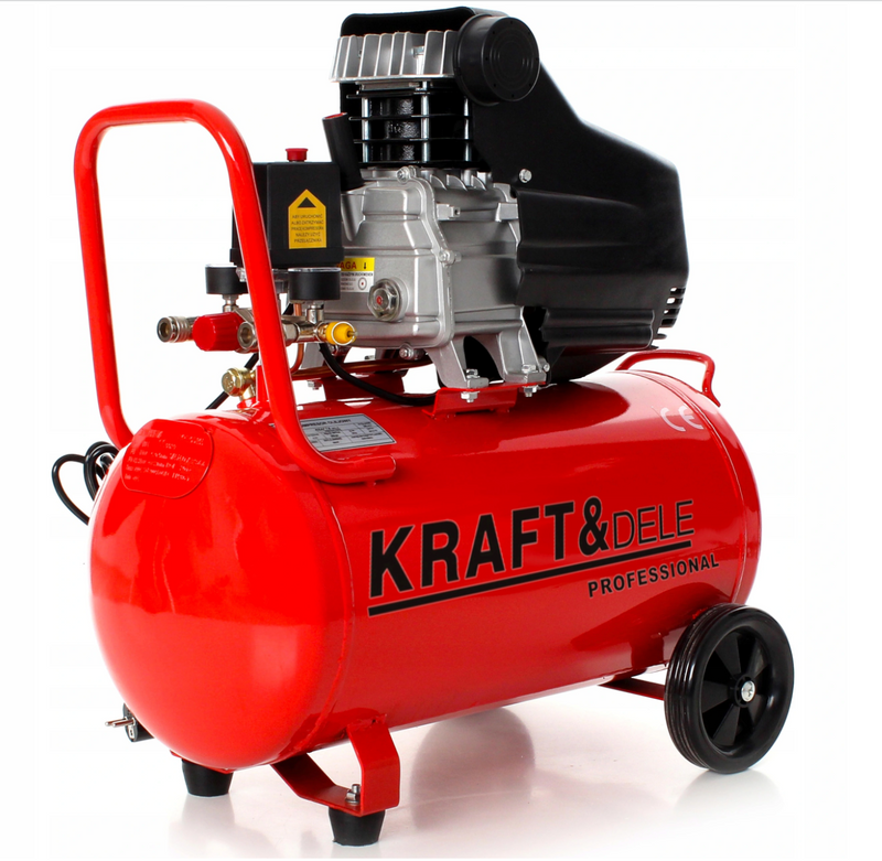 Compresor aer Kraft&Dele KD401, 50L, 2800W, 8Bar, 206L/min, profesional