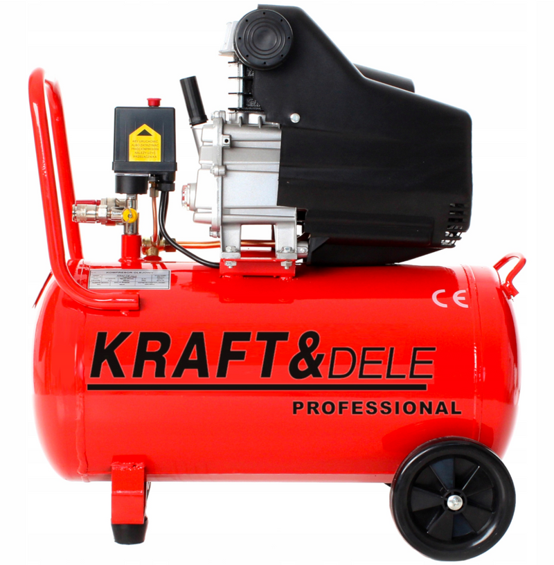 Compresor aer Kraft&Dele KD401, 50L, 2800W, 8Bar, 206L/min, profesional