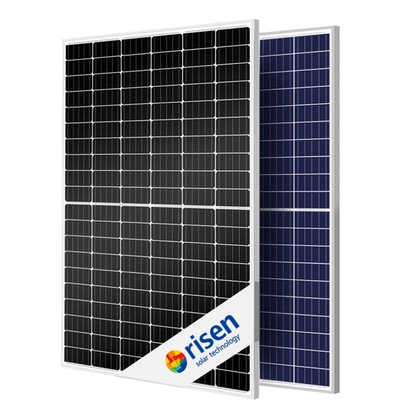 Panou solar fotovoltaic RISEN R450W-SR, 450W, monocristalin, 144 celule, cadru argintiu
