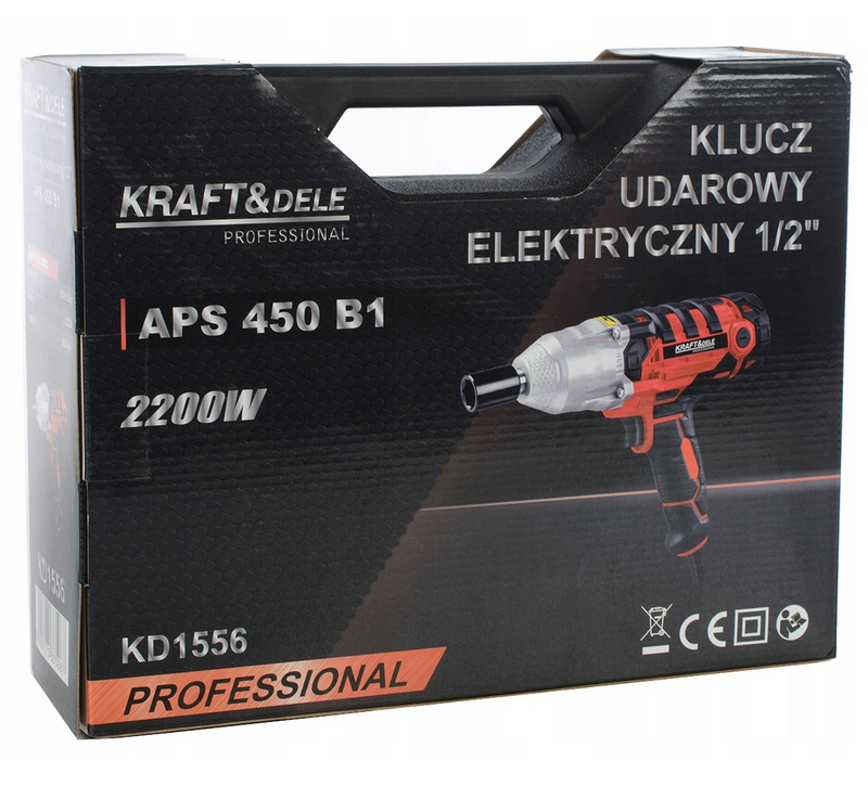 Cheie de impact electrica Kraft&Dele KD1556, 2200W, 3600RPM
