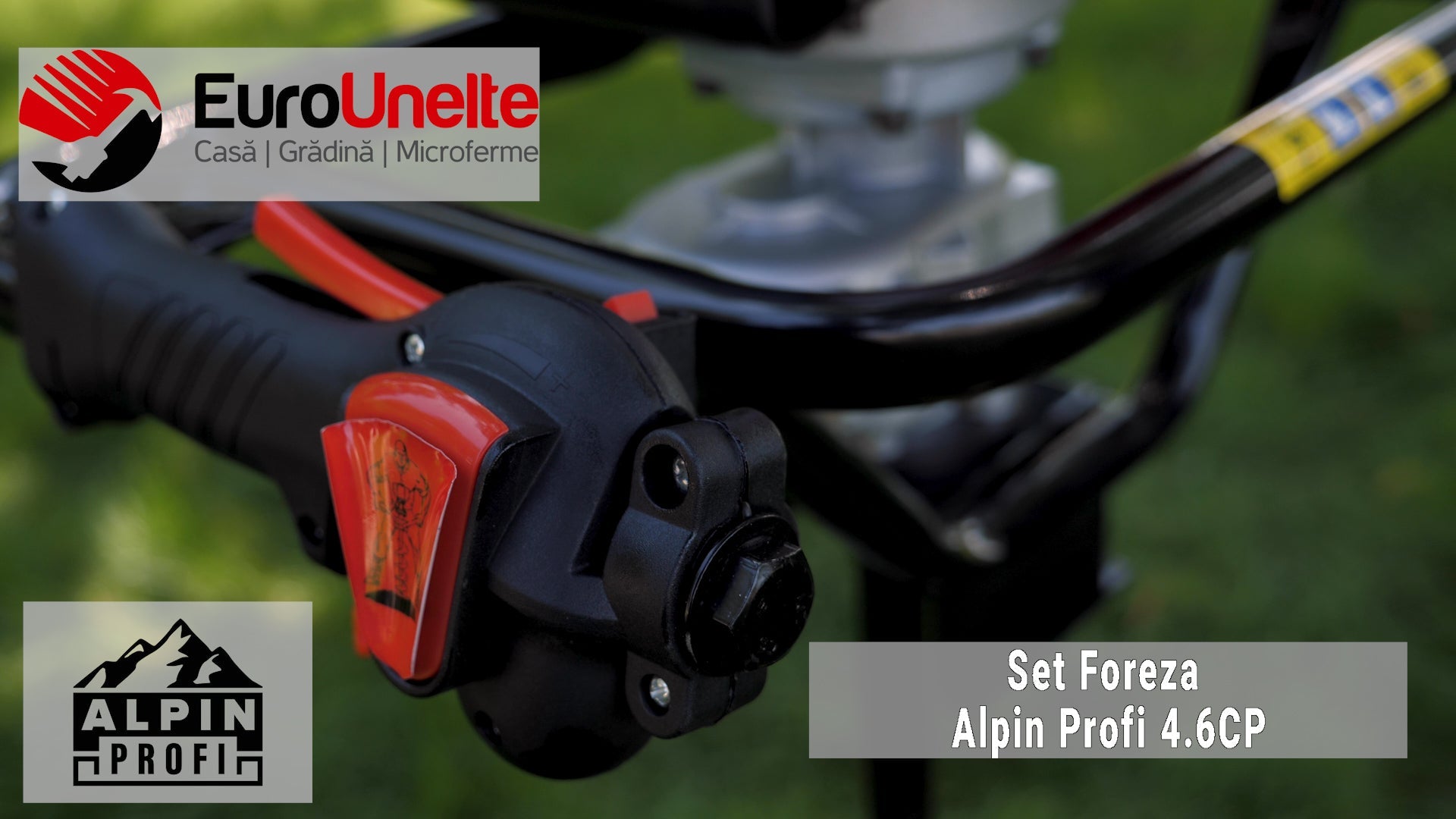 Motoburghiu pamant Alpin Profi, 4.6 CP, 100-300mm, nu include burghiu