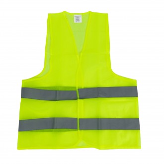 Vesta reflectorizanta cu benzi semnalizare, Culoare Portocaliu Fluorescent sau Verde Neon